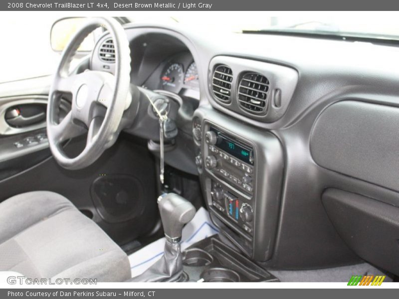 Desert Brown Metallic / Light Gray 2008 Chevrolet TrailBlazer LT 4x4