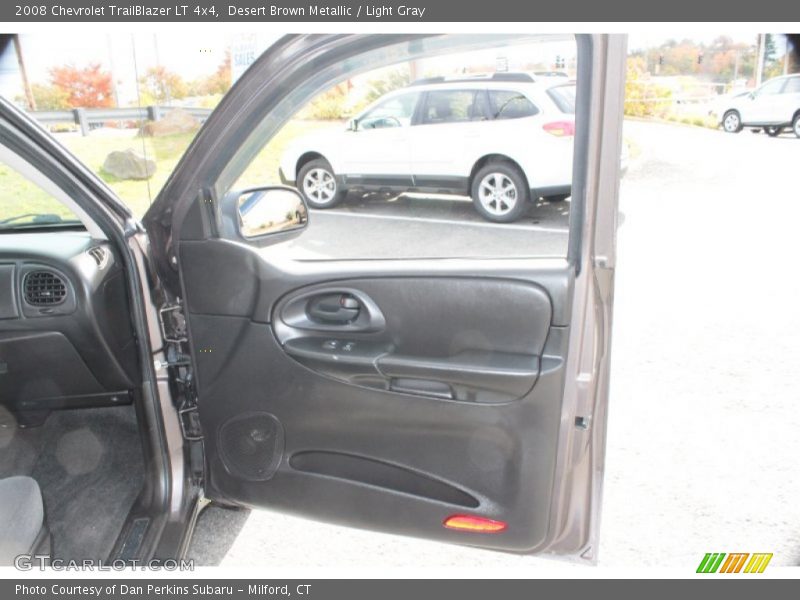 Desert Brown Metallic / Light Gray 2008 Chevrolet TrailBlazer LT 4x4