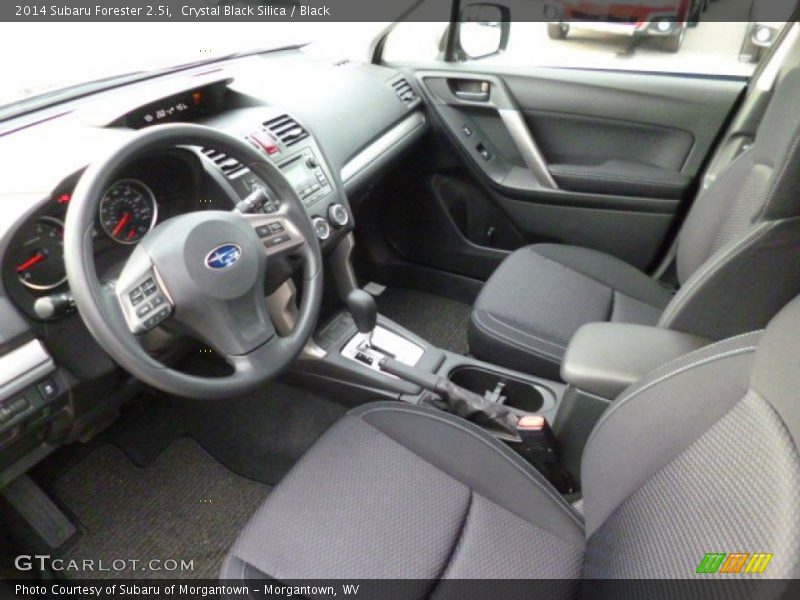 Crystal Black Silica / Black 2014 Subaru Forester 2.5i