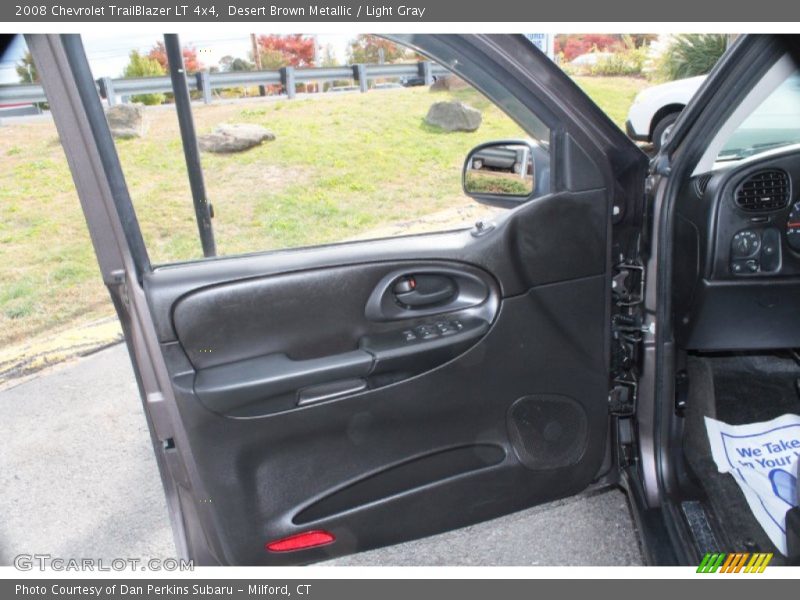 Desert Brown Metallic / Light Gray 2008 Chevrolet TrailBlazer LT 4x4
