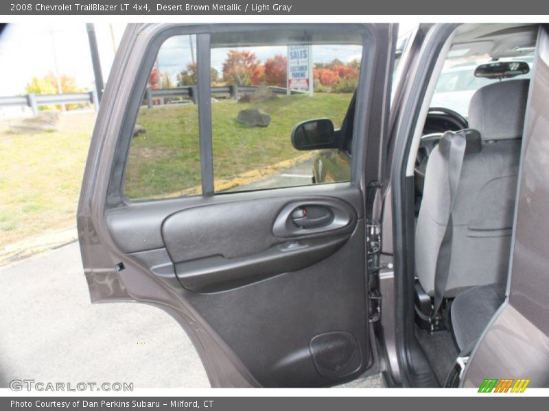 Desert Brown Metallic / Light Gray 2008 Chevrolet TrailBlazer LT 4x4