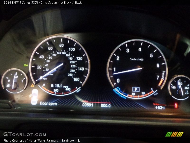 Jet Black / Black 2014 BMW 5 Series 535i xDrive Sedan
