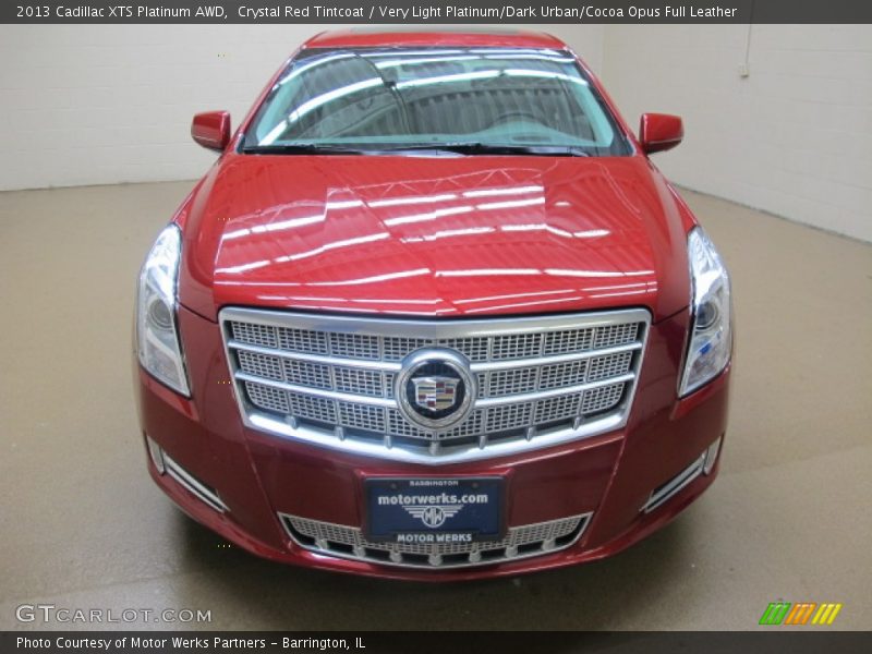 Crystal Red Tintcoat / Very Light Platinum/Dark Urban/Cocoa Opus Full Leather 2013 Cadillac XTS Platinum AWD