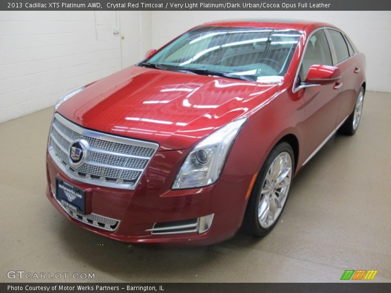 Crystal Red Tintcoat / Very Light Platinum/Dark Urban/Cocoa Opus Full Leather 2013 Cadillac XTS Platinum AWD