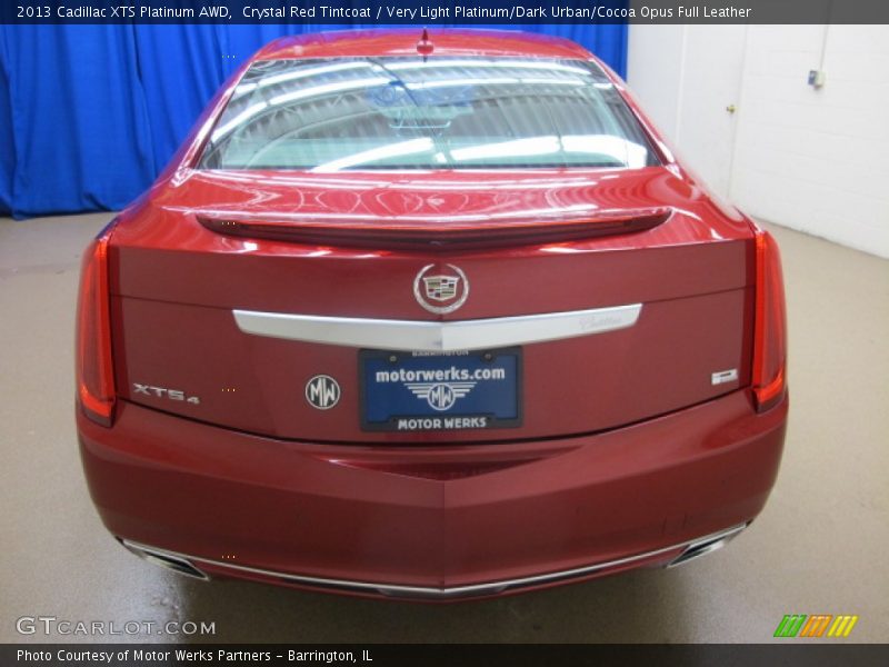 Crystal Red Tintcoat / Very Light Platinum/Dark Urban/Cocoa Opus Full Leather 2013 Cadillac XTS Platinum AWD