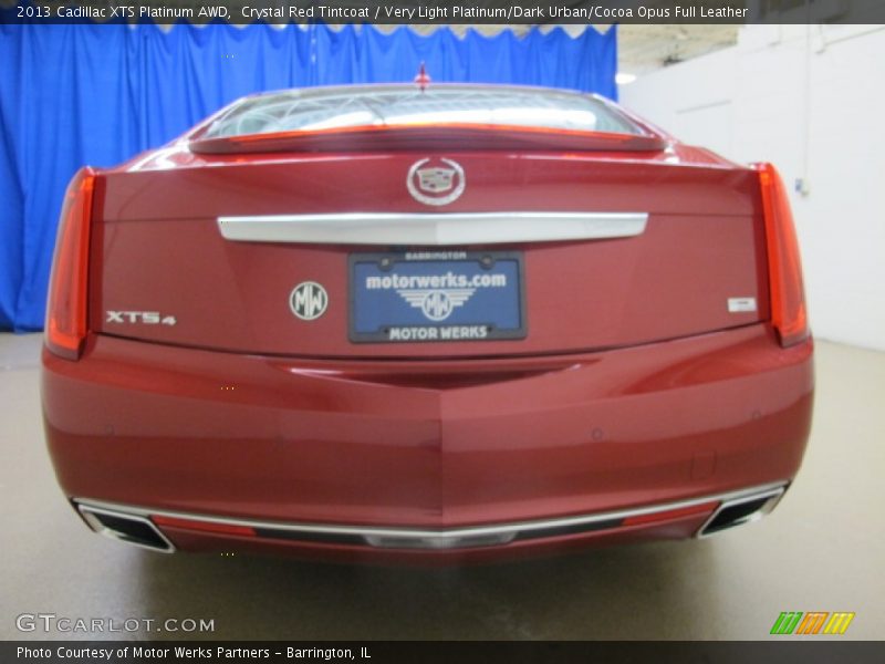 Crystal Red Tintcoat / Very Light Platinum/Dark Urban/Cocoa Opus Full Leather 2013 Cadillac XTS Platinum AWD