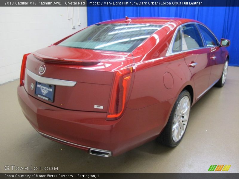 Crystal Red Tintcoat / Very Light Platinum/Dark Urban/Cocoa Opus Full Leather 2013 Cadillac XTS Platinum AWD