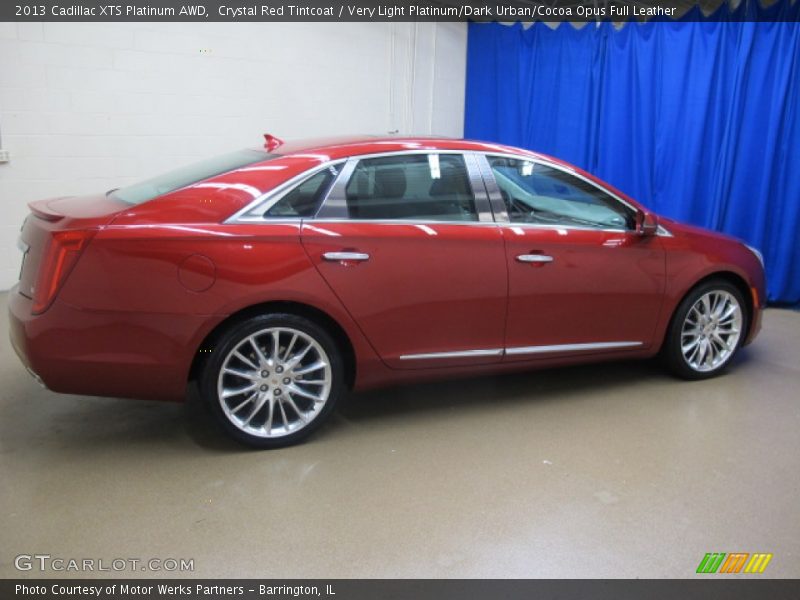 Crystal Red Tintcoat / Very Light Platinum/Dark Urban/Cocoa Opus Full Leather 2013 Cadillac XTS Platinum AWD