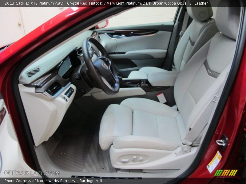 Crystal Red Tintcoat / Very Light Platinum/Dark Urban/Cocoa Opus Full Leather 2013 Cadillac XTS Platinum AWD