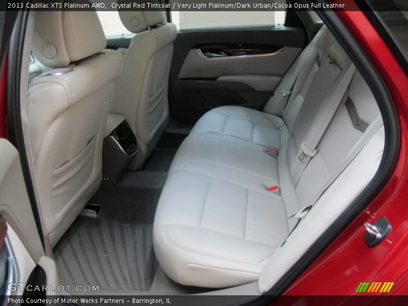 Crystal Red Tintcoat / Very Light Platinum/Dark Urban/Cocoa Opus Full Leather 2013 Cadillac XTS Platinum AWD