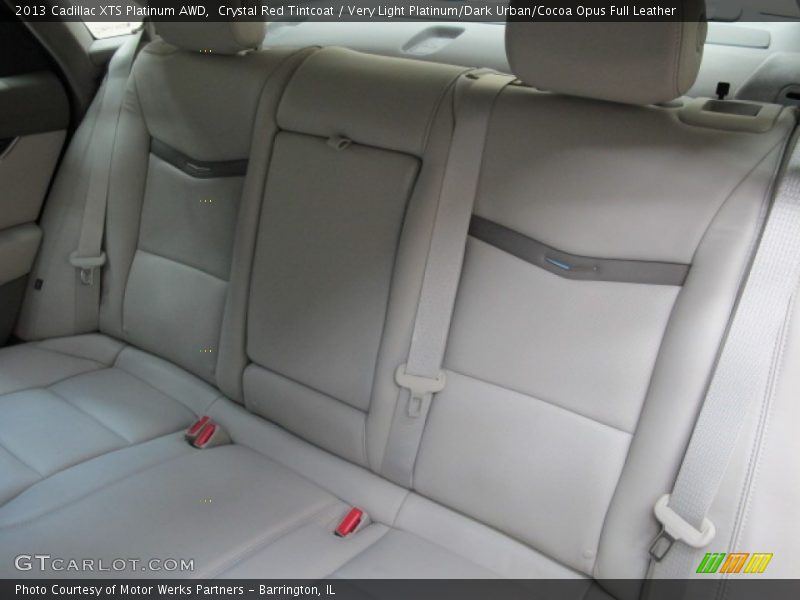 Crystal Red Tintcoat / Very Light Platinum/Dark Urban/Cocoa Opus Full Leather 2013 Cadillac XTS Platinum AWD