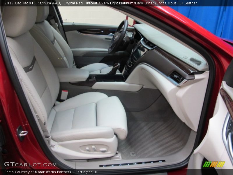 Crystal Red Tintcoat / Very Light Platinum/Dark Urban/Cocoa Opus Full Leather 2013 Cadillac XTS Platinum AWD