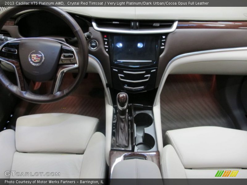 Crystal Red Tintcoat / Very Light Platinum/Dark Urban/Cocoa Opus Full Leather 2013 Cadillac XTS Platinum AWD