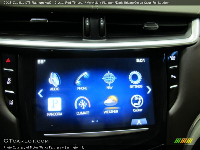Crystal Red Tintcoat / Very Light Platinum/Dark Urban/Cocoa Opus Full Leather 2013 Cadillac XTS Platinum AWD