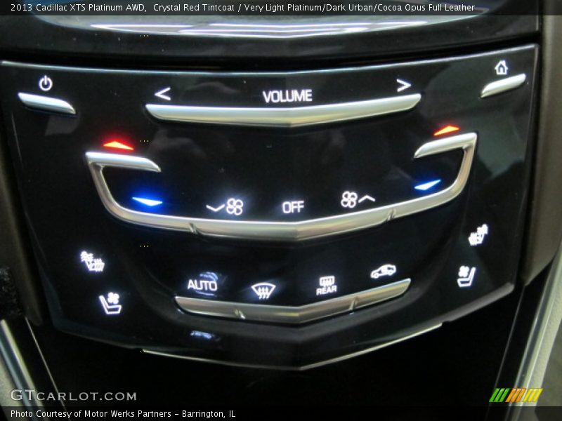 Crystal Red Tintcoat / Very Light Platinum/Dark Urban/Cocoa Opus Full Leather 2013 Cadillac XTS Platinum AWD