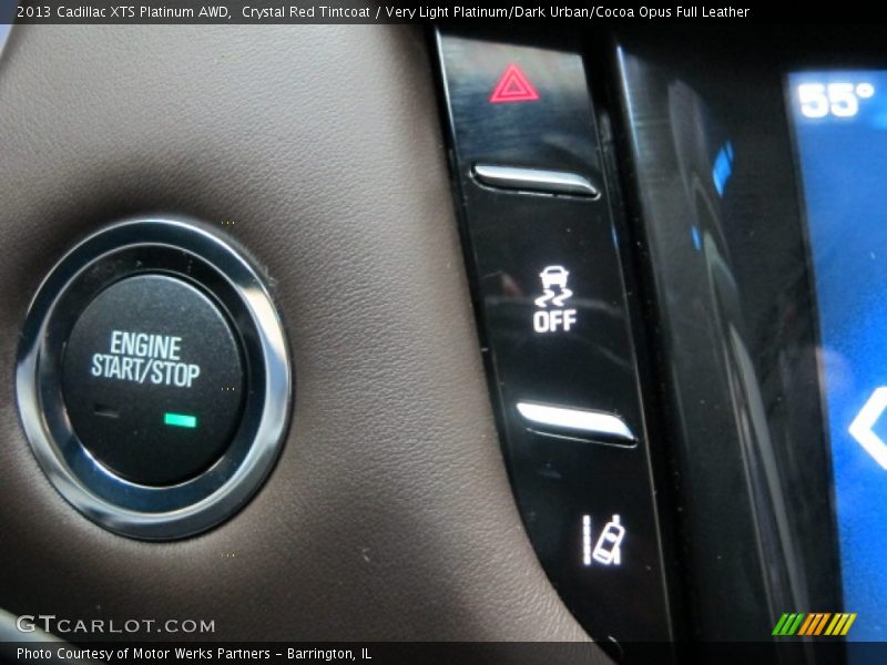Crystal Red Tintcoat / Very Light Platinum/Dark Urban/Cocoa Opus Full Leather 2013 Cadillac XTS Platinum AWD