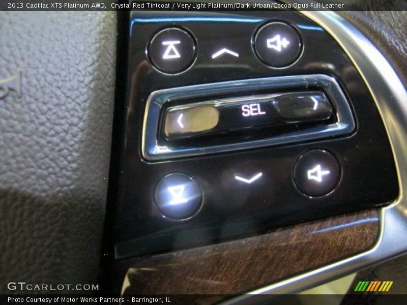 Crystal Red Tintcoat / Very Light Platinum/Dark Urban/Cocoa Opus Full Leather 2013 Cadillac XTS Platinum AWD