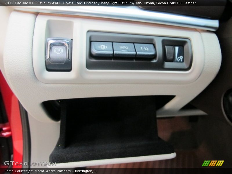 Crystal Red Tintcoat / Very Light Platinum/Dark Urban/Cocoa Opus Full Leather 2013 Cadillac XTS Platinum AWD