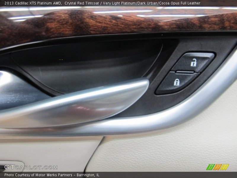 Crystal Red Tintcoat / Very Light Platinum/Dark Urban/Cocoa Opus Full Leather 2013 Cadillac XTS Platinum AWD