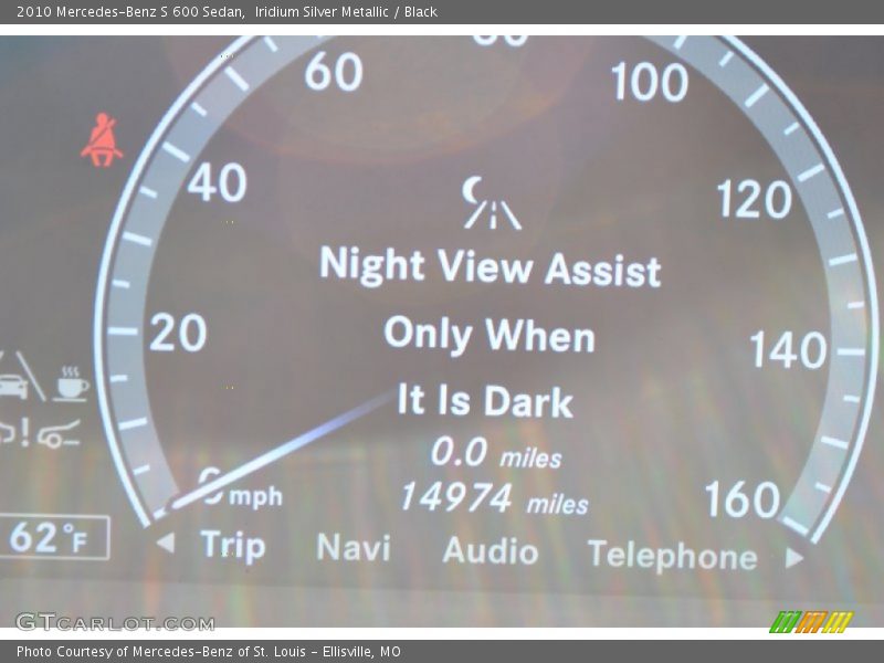 Iridium Silver Metallic / Black 2010 Mercedes-Benz S 600 Sedan