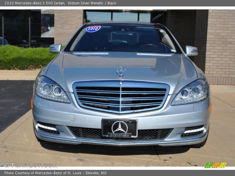 Iridium Silver Metallic / Black 2010 Mercedes-Benz S 600 Sedan