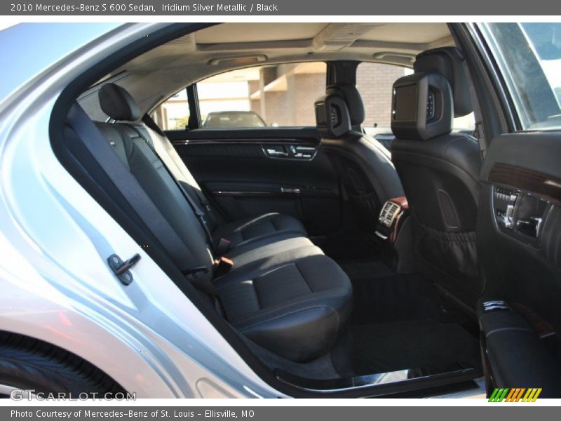 Rear Seat of 2010 S 600 Sedan