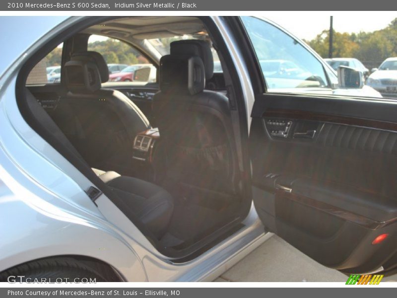 Iridium Silver Metallic / Black 2010 Mercedes-Benz S 600 Sedan