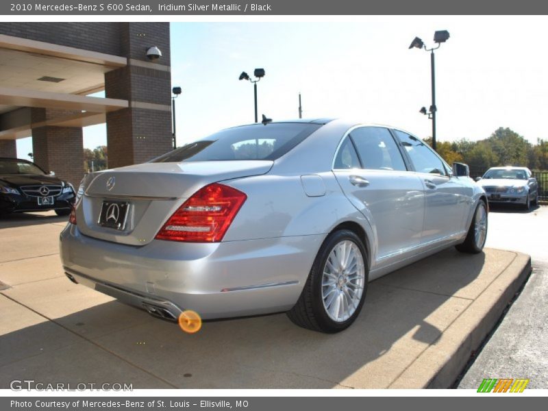 Iridium Silver Metallic / Black 2010 Mercedes-Benz S 600 Sedan