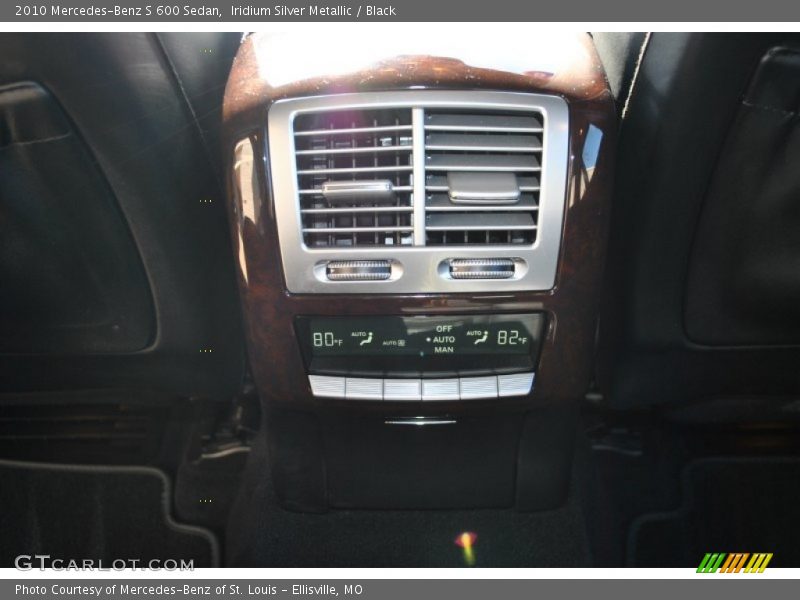 Iridium Silver Metallic / Black 2010 Mercedes-Benz S 600 Sedan