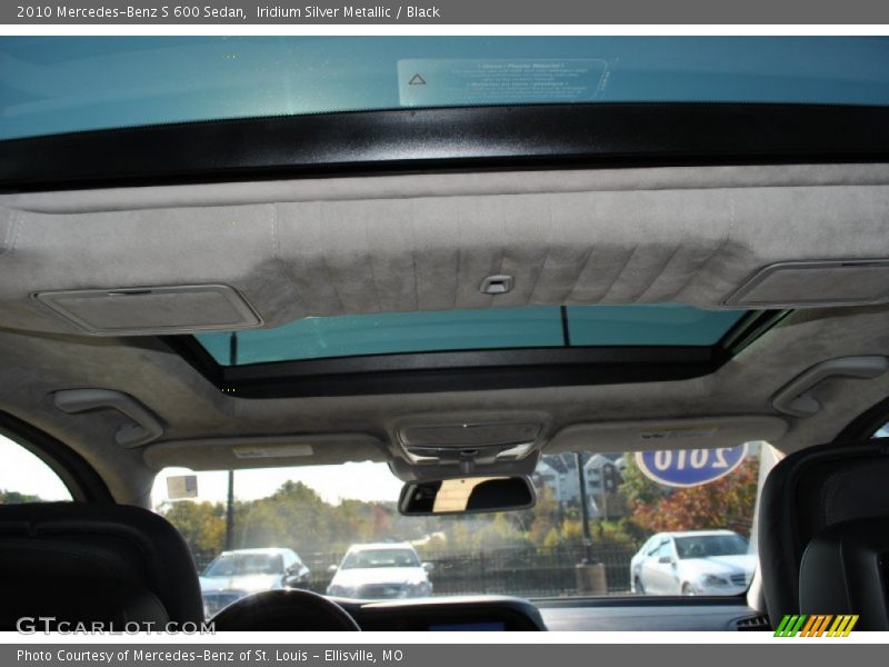 Iridium Silver Metallic / Black 2010 Mercedes-Benz S 600 Sedan