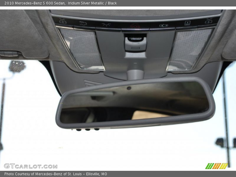 Iridium Silver Metallic / Black 2010 Mercedes-Benz S 600 Sedan