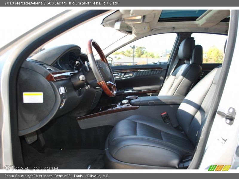 Front Seat of 2010 S 600 Sedan