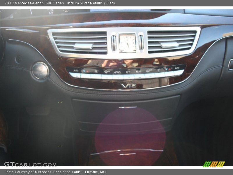 Iridium Silver Metallic / Black 2010 Mercedes-Benz S 600 Sedan