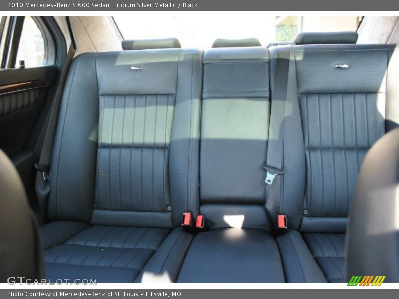 Iridium Silver Metallic / Black 2010 Mercedes-Benz S 600 Sedan