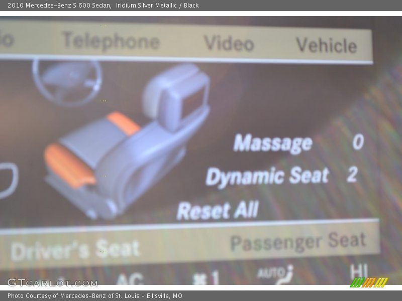 Iridium Silver Metallic / Black 2010 Mercedes-Benz S 600 Sedan