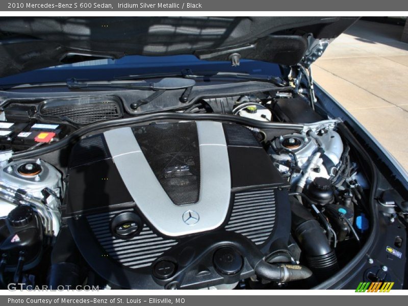  2010 S 600 Sedan Engine - 5.5 Liter Bi-turbo SOHC 36-Valve VVT V12
