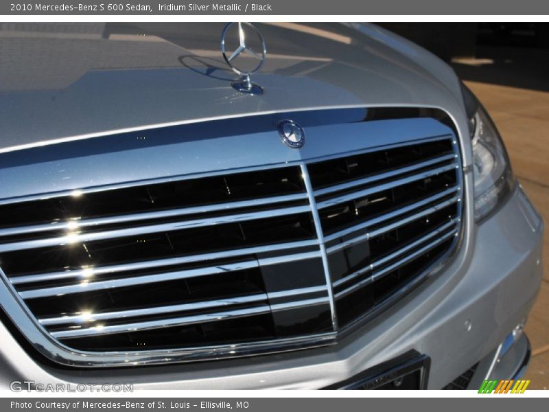 Iridium Silver Metallic / Black 2010 Mercedes-Benz S 600 Sedan