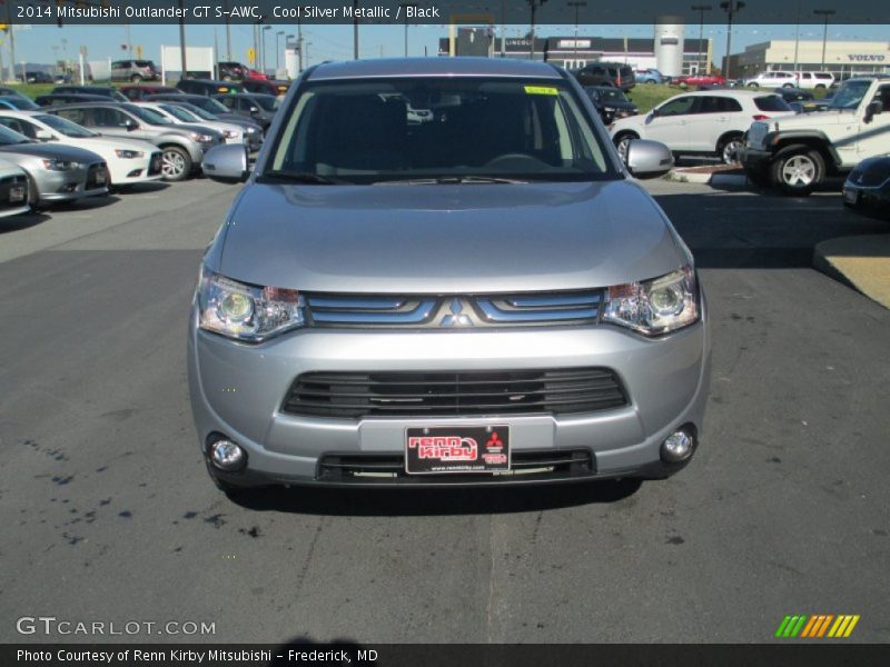Cool Silver Metallic / Black 2014 Mitsubishi Outlander GT S-AWC