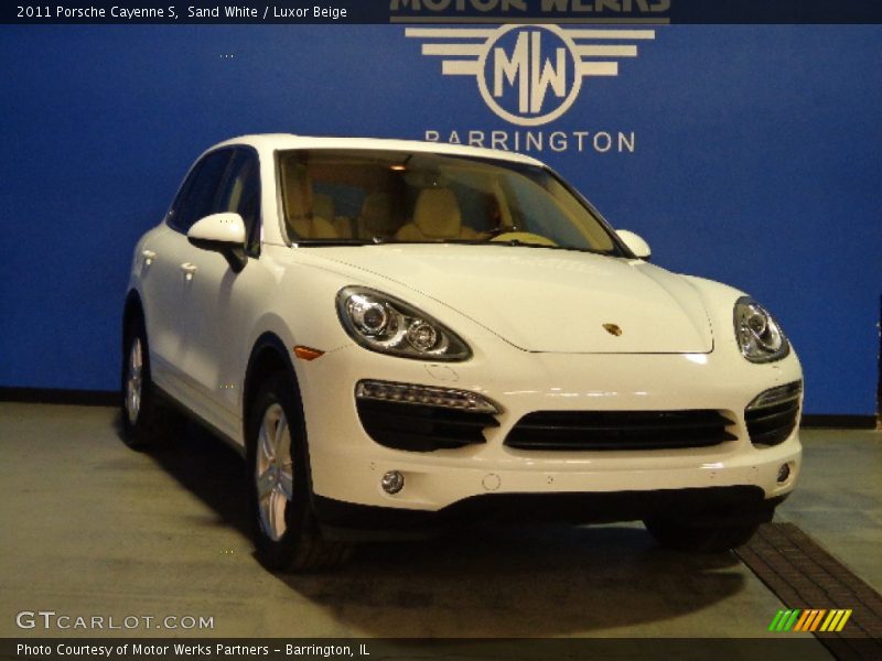 Sand White / Luxor Beige 2011 Porsche Cayenne S