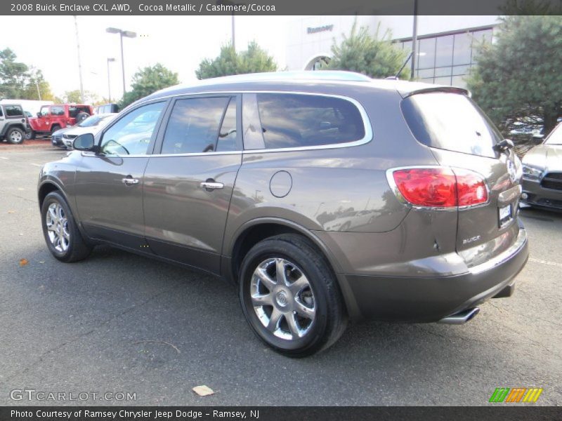 Cocoa Metallic / Cashmere/Cocoa 2008 Buick Enclave CXL AWD