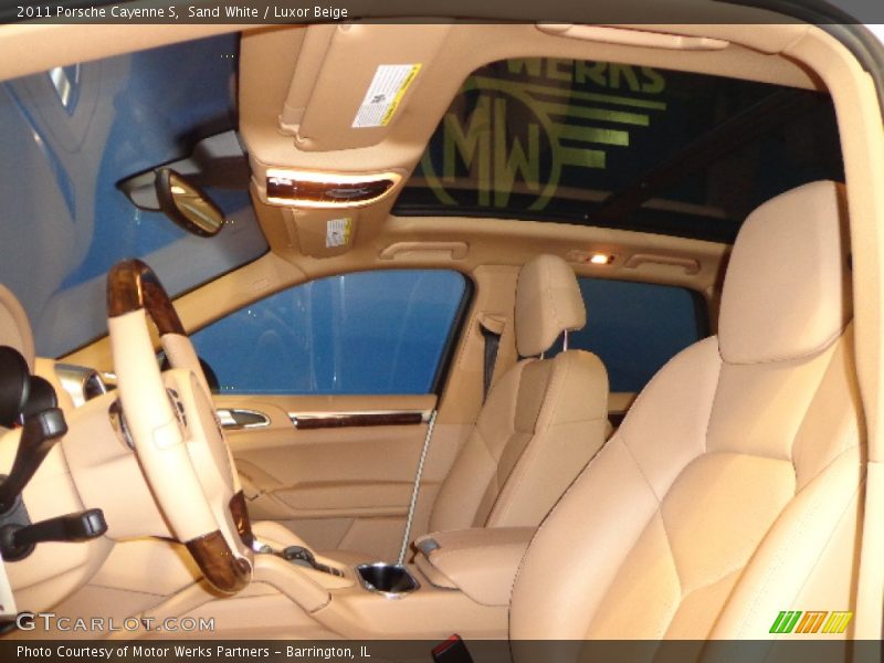 Sand White / Luxor Beige 2011 Porsche Cayenne S