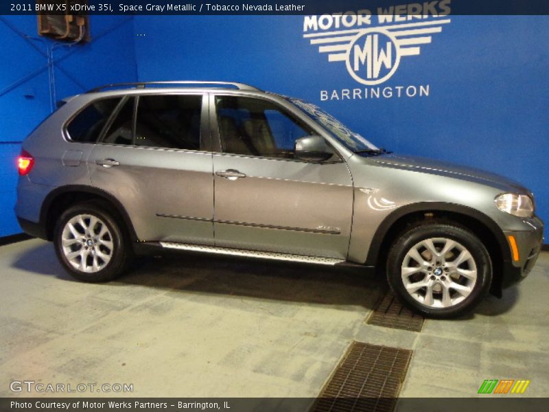 Space Gray Metallic / Tobacco Nevada Leather 2011 BMW X5 xDrive 35i