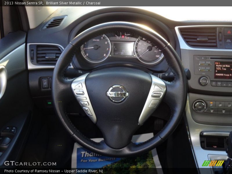 Brilliant Silver Metallic / Charcoal 2013 Nissan Sentra SR