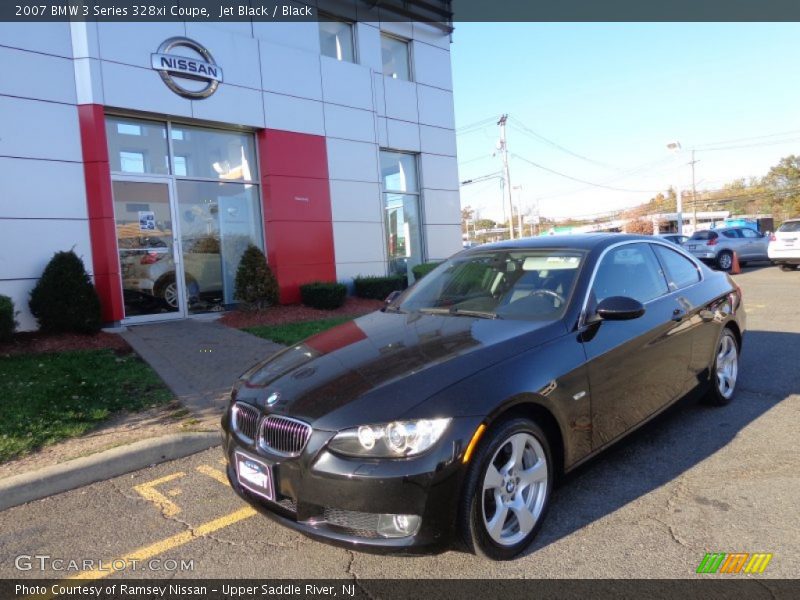 Jet Black / Black 2007 BMW 3 Series 328xi Coupe