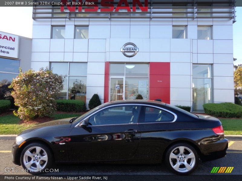 Jet Black / Black 2007 BMW 3 Series 328xi Coupe