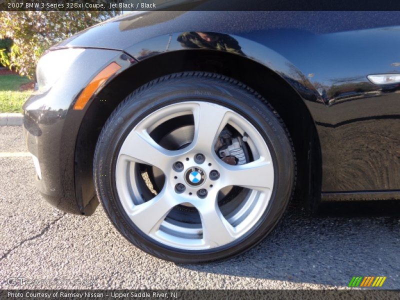 Jet Black / Black 2007 BMW 3 Series 328xi Coupe