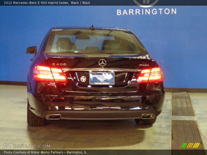 Black / Black 2013 Mercedes-Benz E 400 Hybrid Sedan