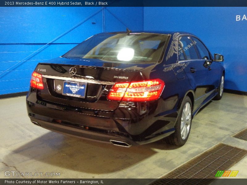 Black / Black 2013 Mercedes-Benz E 400 Hybrid Sedan