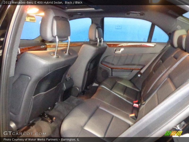Black / Black 2013 Mercedes-Benz E 400 Hybrid Sedan