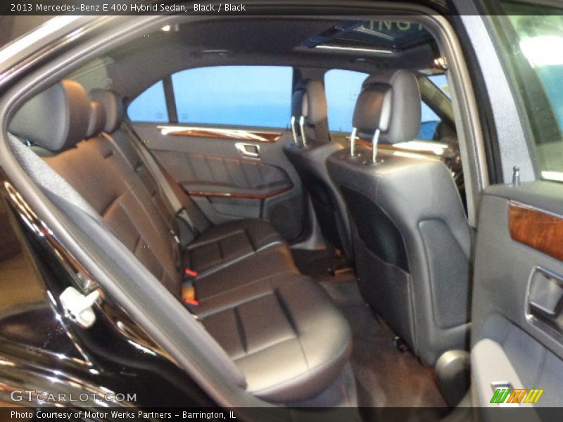 Black / Black 2013 Mercedes-Benz E 400 Hybrid Sedan